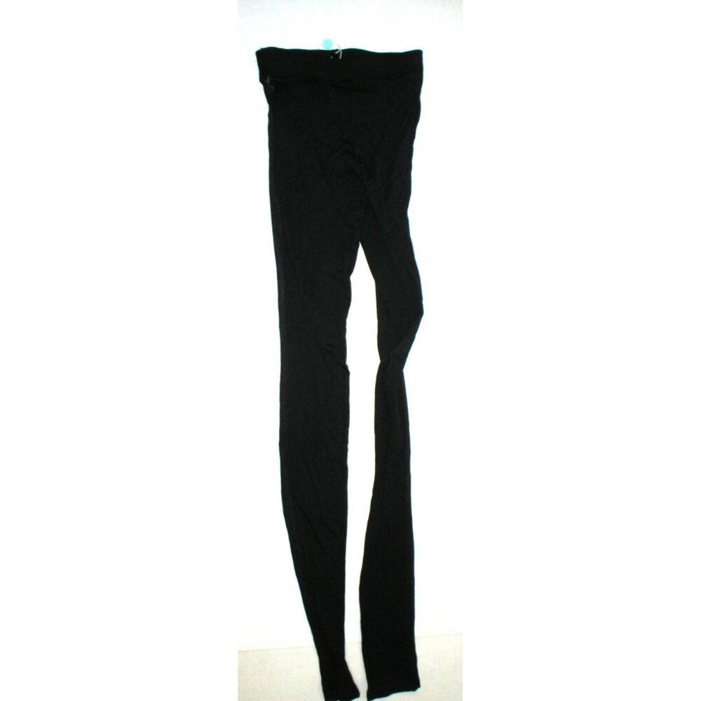 NWT New Womens S Italy CNC Costume National Leggings Mesh Side Scrun Black Inset